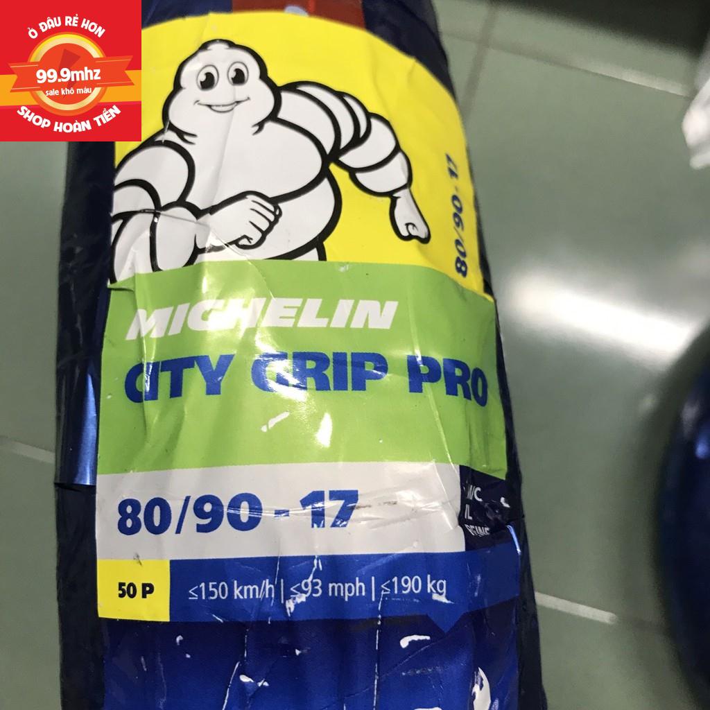 Cặp vỏ lốp xe Michelin City Grip Pro cho Ex150, Winner xuống bánh size 80/90-17 và 100/80-17, vỏ ko ruột - giá 1 cặp.