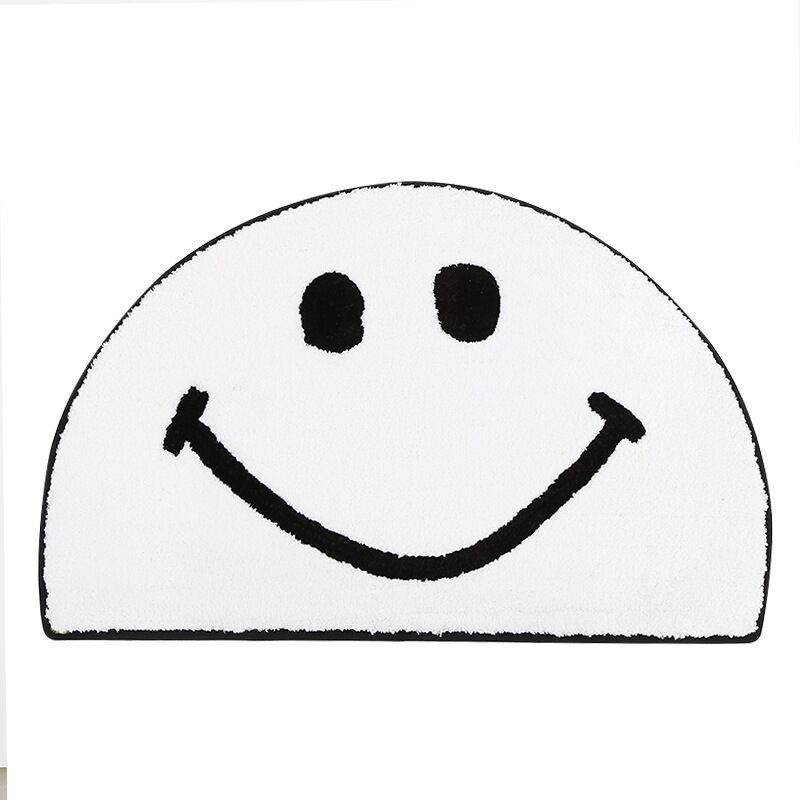 Thảm Chùi Chân Chống Trượt Thấm Hút Tốt Hình Bán Nguyệt