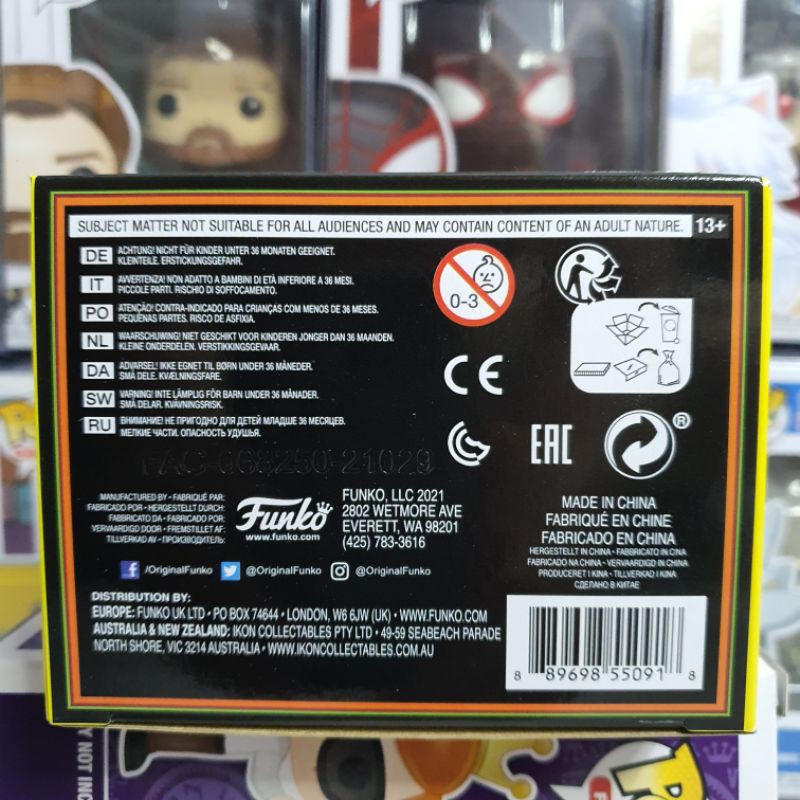Đồ chơi mô hình funko pop 801 Deadpool (Black Light) - Marvel