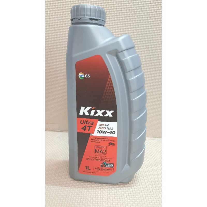 Nhớt Kixx Ultra 4T 10w40 api SN, jaso MA2