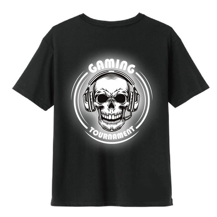 Áo Thun, Áo Thun Tay Lỡ Phom Rộng Unisex, In Hình Đầu Lâu Gameming, In Decal Phản Quang Siêu Đẹp, Chất lừ | BigBuy360 - bigbuy360.vn