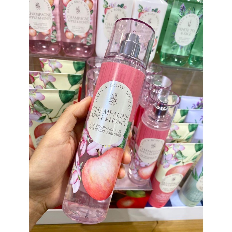 Xịt Thơm Champagne Apple & Honey Bath & Body Works Fragrance Mist +jɥȽÿ08+