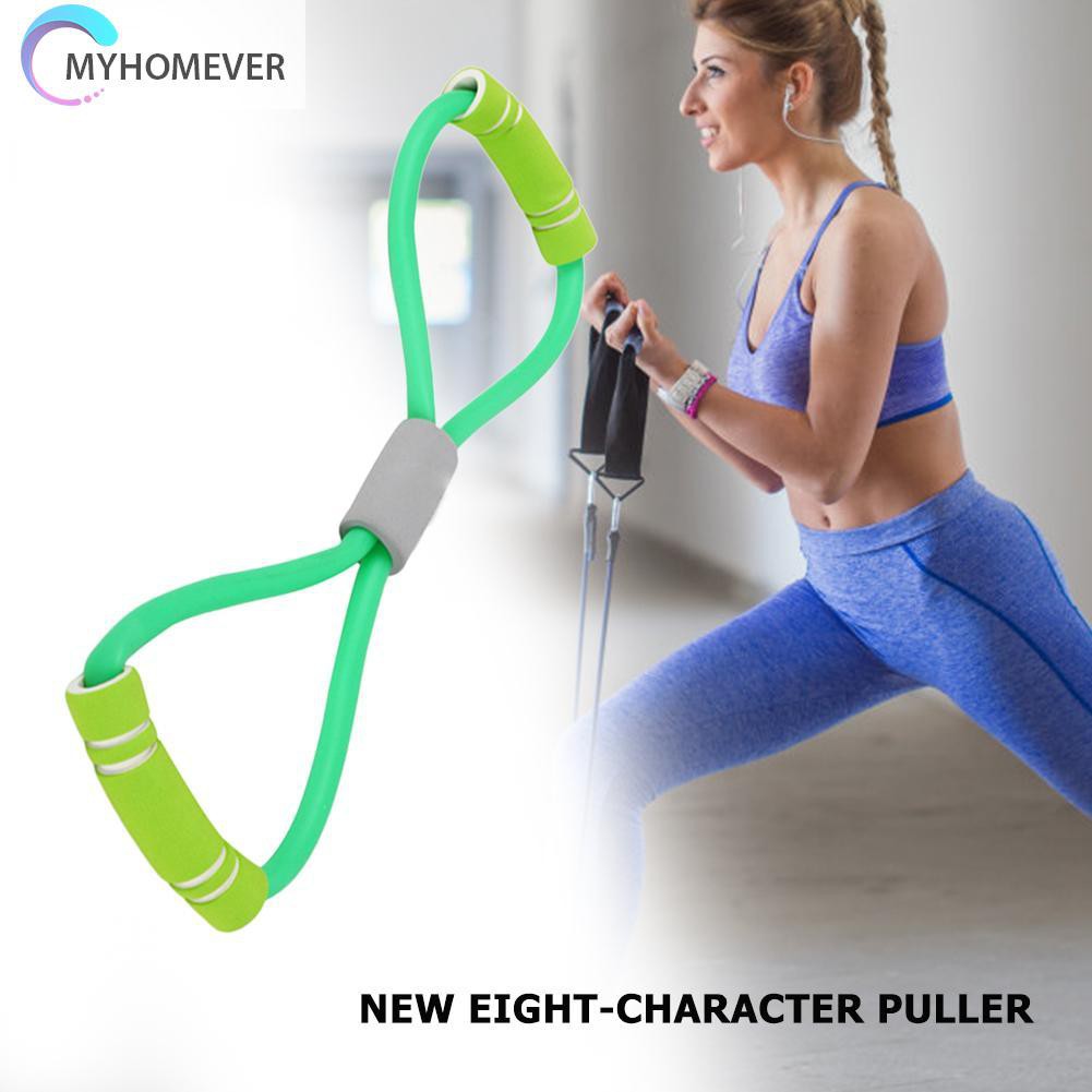 Dây kháng tập thể dục hình số 8 độ đàn hồi cao tiện dụng