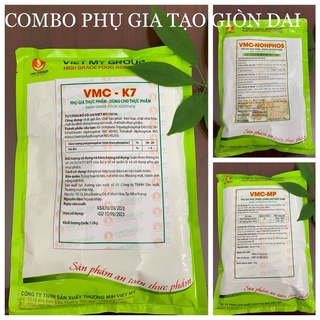 Phụ gia giò chả combo 3 phụ gia tạo giòn dai cho giò chả