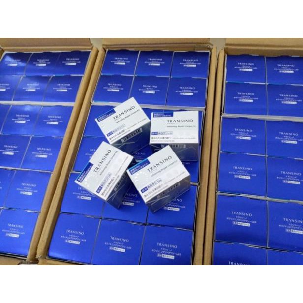 Kem đêm Phục hồi dưỡng sáng da Transino Whitening Repair Cream 35g - Dưỡng Sáng Cải Thiện N