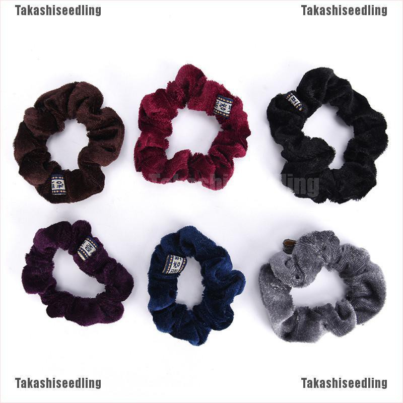 Dây Buộc Tóc Co Giãn Nhiều Màu Sắc Đáng Yêu Cho Nữ