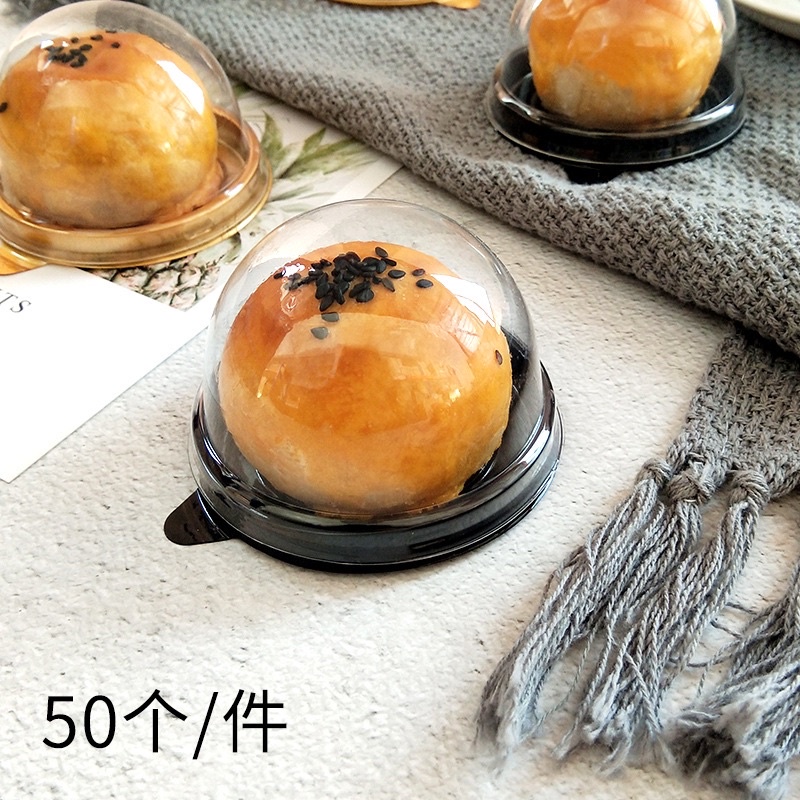 10 hộp tròn đựng bánh trung thu 63-80g (XY68)