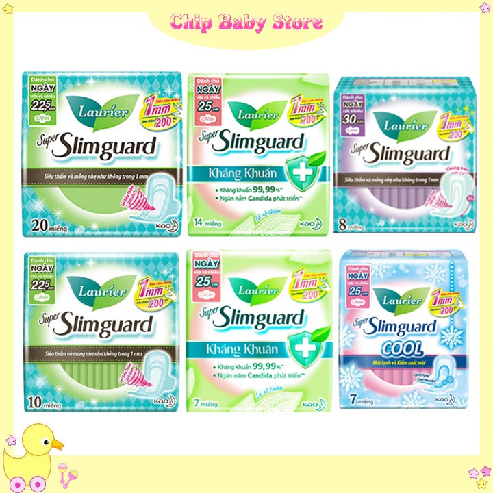 Băng Vệ Sinh Laurier Slimguard 20 miếng