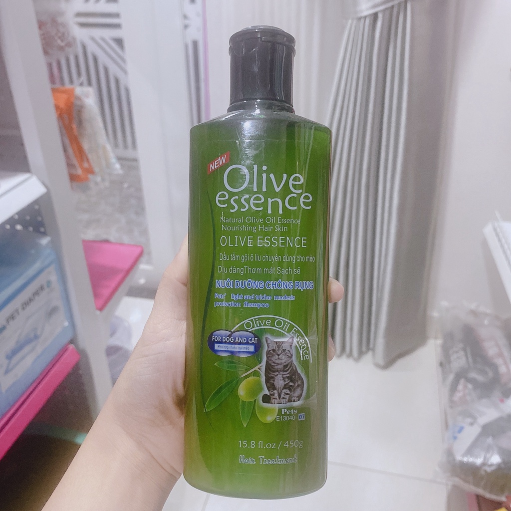 SỮA TẮM CAO CẤP OLIVE ESENCE cho CHÓ MÈO (diệt ve rận, thơm mượt lông các loại)