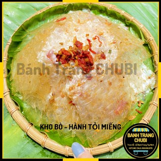Bánh tráng miếng khô bò trộn loại 1 siêu ngon - bánh tráng lá khô bò - chubi