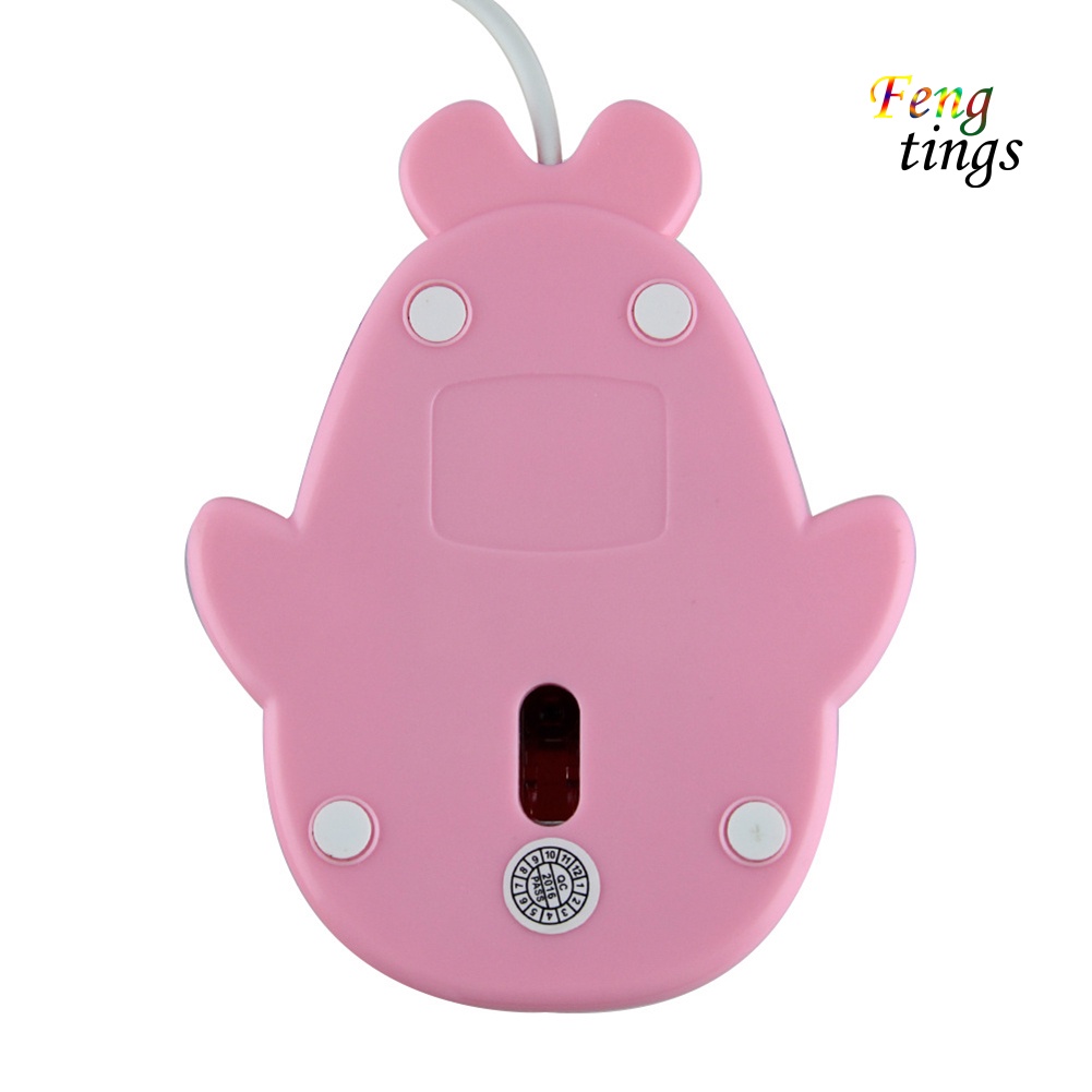 Chuột Quang Gaming Có Dây 1200dpi Hình Cá Voi Dễ Thương