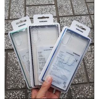 Ốp lưng Clear Cover cho Samsung Galaxy Note 10 Plus/ Note 10+ lưng Trong viền màu
