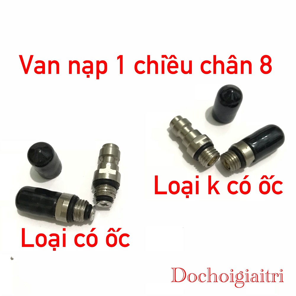 Van nạp một chiều chân 8mm có ốc