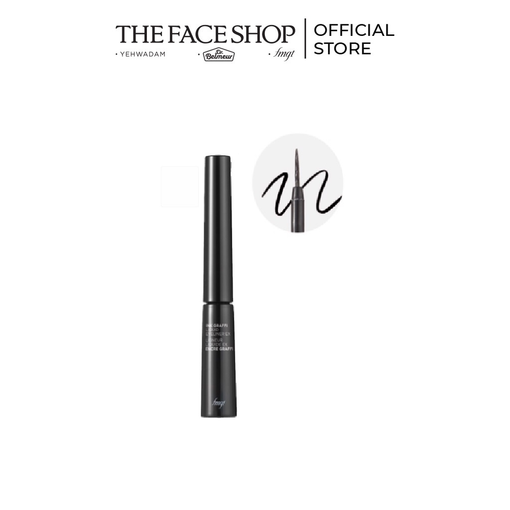 Viền Mắt Nước Trang Điểm TheFaceShop Ink Graffi Liquid Liner 01 Full Black 0.6 G / 0.02 OZ.(01/05/2023)