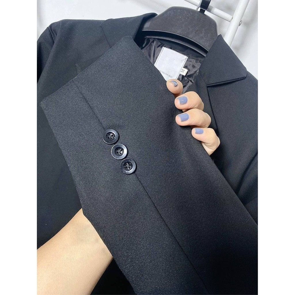Áo Blazer Nam CALIBER phong cách Hàn Quốc áo khoác nam cao cấp dáng vest  năng động  hai màu đen nâu Unisex AK01
