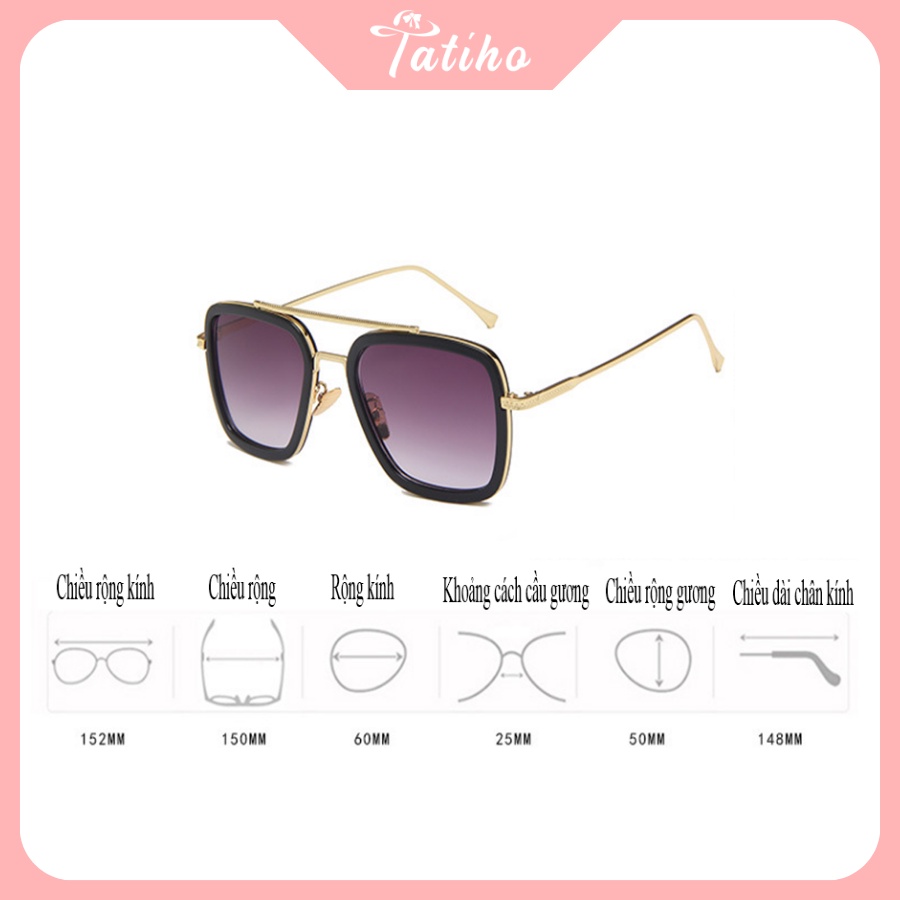 [Hàng Xịn, Giá Tốt] Kính Mát (Kính Râm)  Kính Mát Chống Tia UV Thời Trang Hàn Quốc,Kính Râm Gọng Kim Loại - Mã MK028