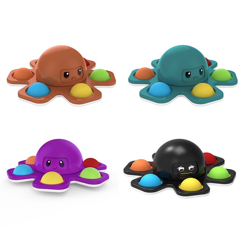 Con quay đồ chơi Fidget Spinner hình bạch tuộc giúp giảm stress