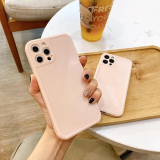Ốp Trơn💖FREESHIP💖 Ốp Iphone Hồng SILICON VIỀN VUÔNG BASIC TRƠN GIẢ