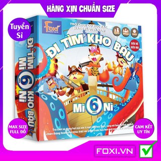 Board game-Đi tìm kho báu Mini 6 Foxi-phát triển tư duy toàn diện-kỹ năng quản trị và logic-Phát triển khả năng tư duy