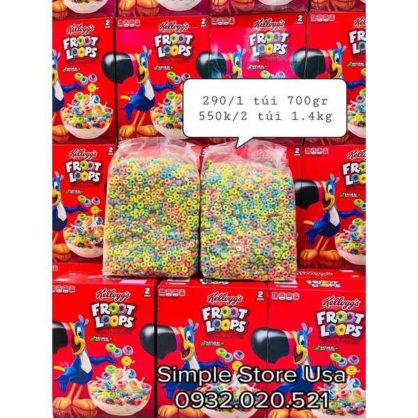 {HÀNG NHẬP MỸ} NGŨ CỐC FROOT LOOPS