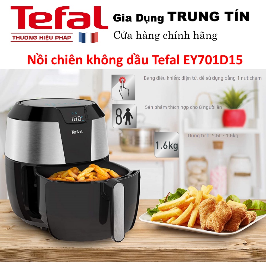 Nồi chiên không dầu Tefal EY701D15 - Chính hãng TEFAL