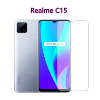 Kính cường lực trong suốt Realme C15