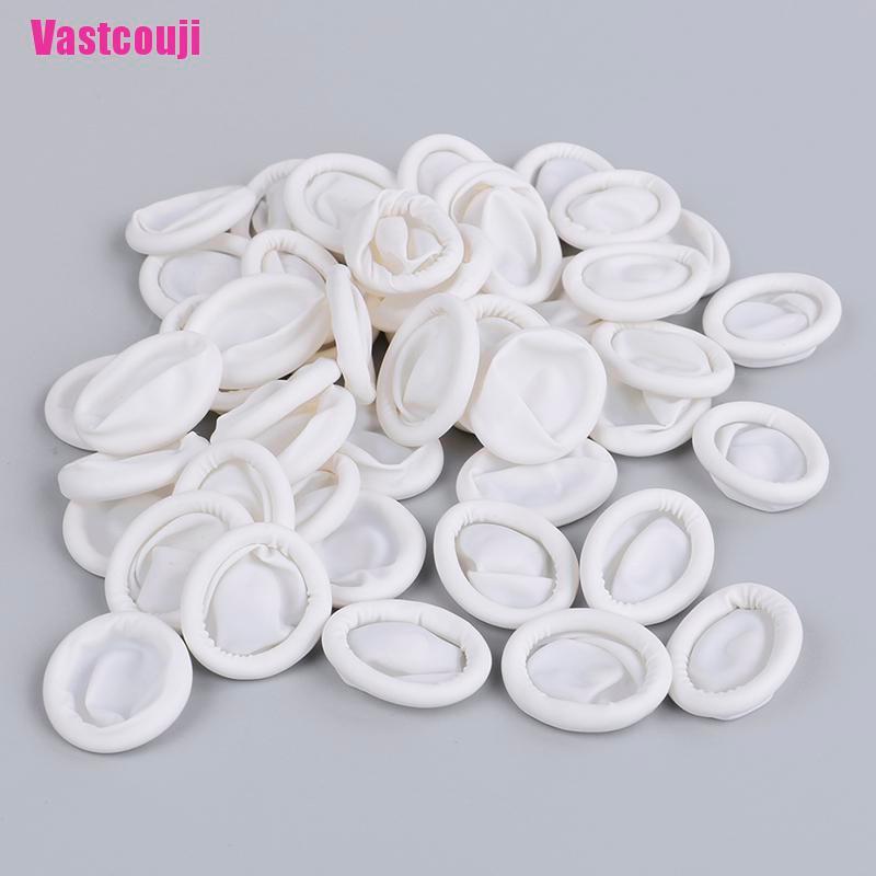 Set 20 / 100 bọc ngón tay mũ cao su sử dụng một lần bảo vệ ngón tay cao cấp