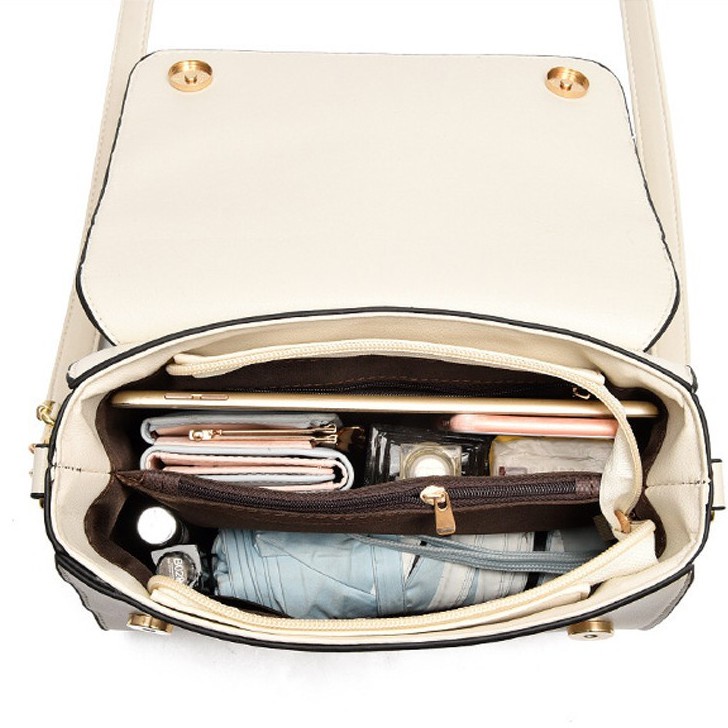 Túi xách nữ giá rẻ túi đeo chéo cầm tay khoá vuông siêu hot ( không kèm gấu ) TX2KXE03