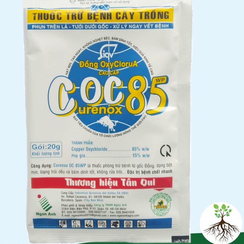 Coc85 (Gói 20g), thuốc trừ bệnh coc 85 WP Bảo vệ cây trồng