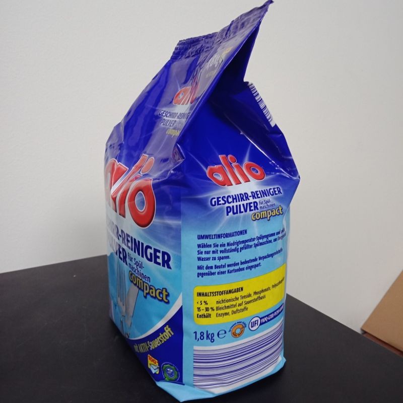 bột rửa bát Alio 1,8kg chuyên dùng cho máyv