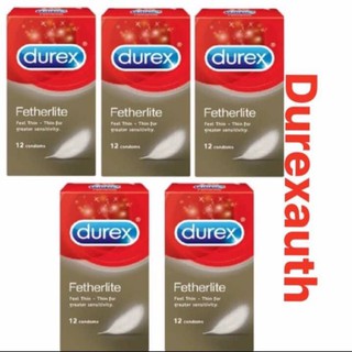 Combo 5 hộp Bao cao su Durex Fetherlite - 60 cái