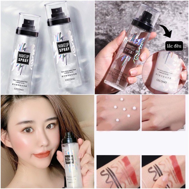 Xịt Khoáng Khóa Make Up, Cấp Ẩm Giữ Nền Lớp Trang Điểm Hanumu Make-Up Fixed Spray 100ml