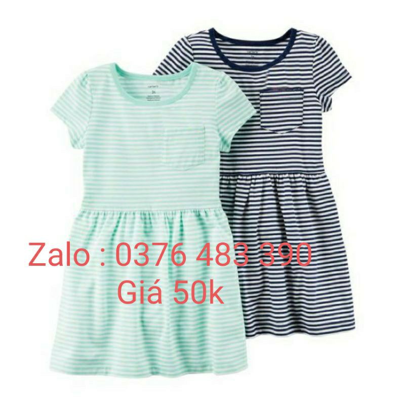 Đầm Carter bé gái. ( size 2y đến 8y)