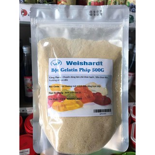 Bột Gelatin Pháp Bloom 250 - Gói 500G