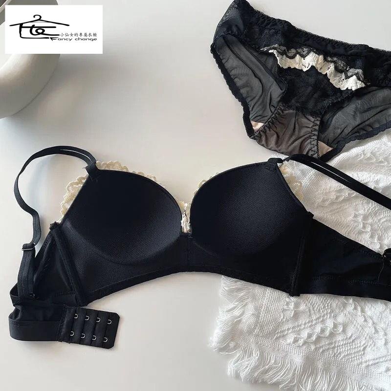 Áo Ngực Ren Mỏng Không Đường May Có Thể Điều Chỉnh Quyến Rũ Phong Cách Nhật Bản