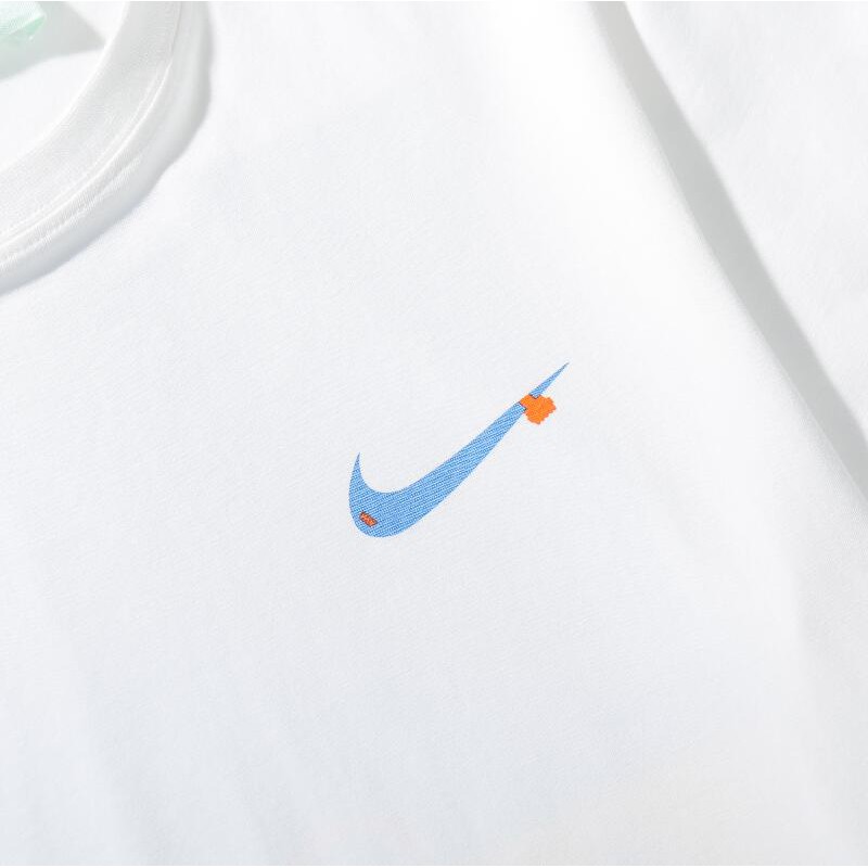 Áo Thun Off-White Tay Ngắn Chất Cotton In Chữ Thời Trang