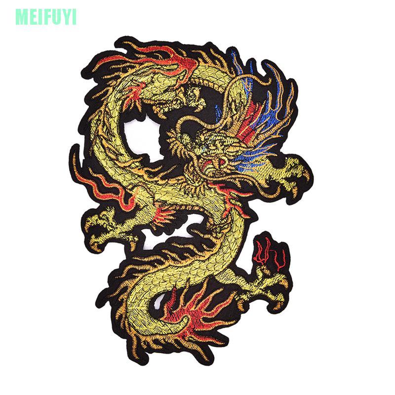Sticker Ủi Thêu Hình Rồng Độc Đáo