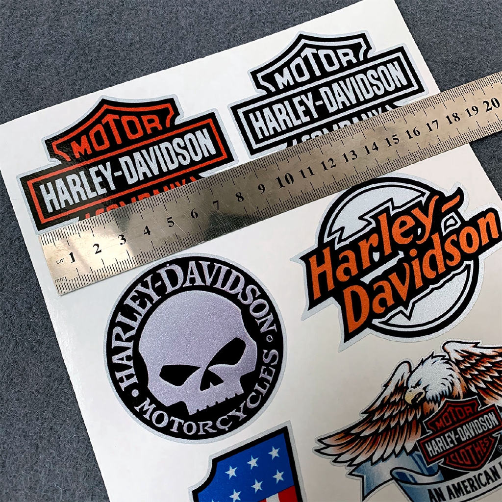 Decal 3m Logo Harley-Davidson Trang Trí Xe Mô Tô