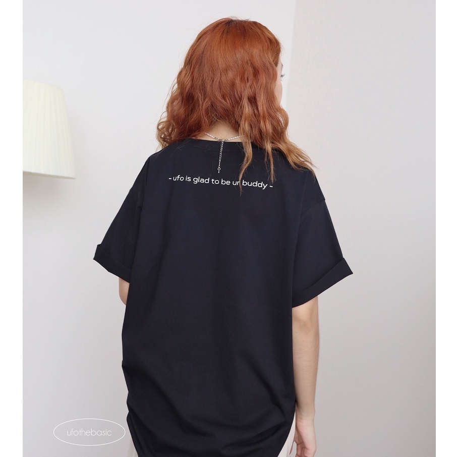 Áo phông nữ, áo thun nữ &quot;UFO LAND&quot; freesize, chất premium cotton cao cấp - by ufo.thebasic