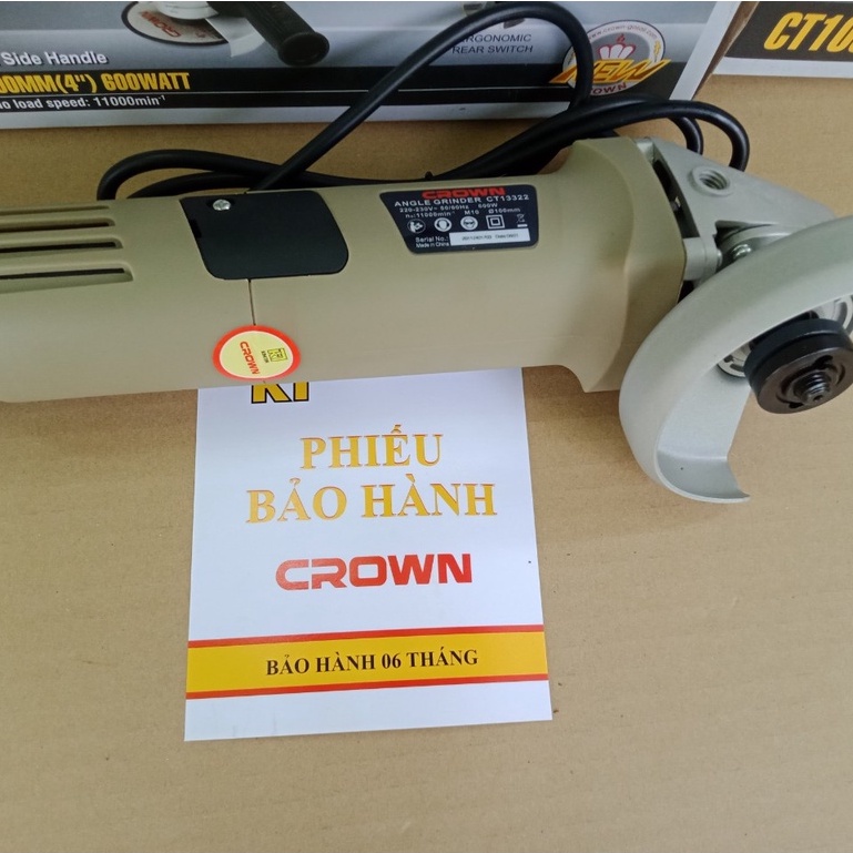Máy mài góc Crown CT13322