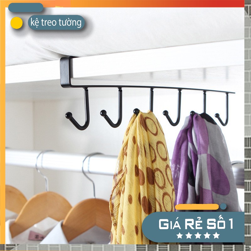 giá treo, móc treo đồ đa năng gắn kệ bếp MÃ MS6
