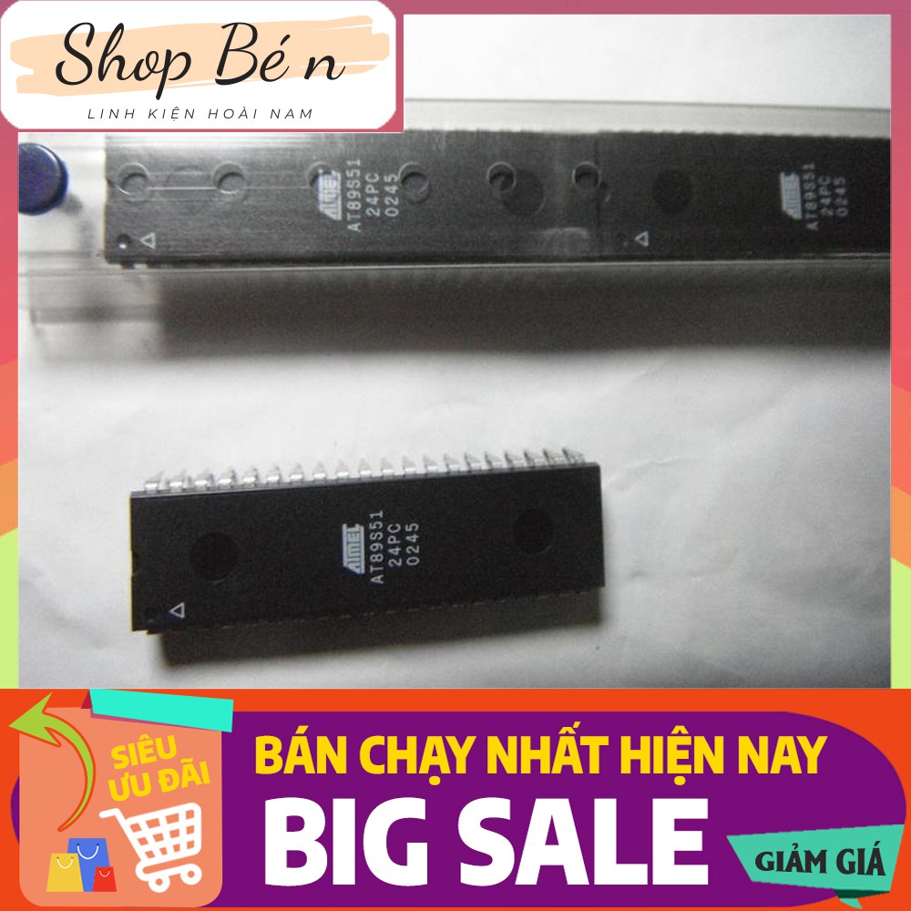 AT89S51 24PU DIP40 Vi Điều Khiển | BigBuy360 - bigbuy360.vn