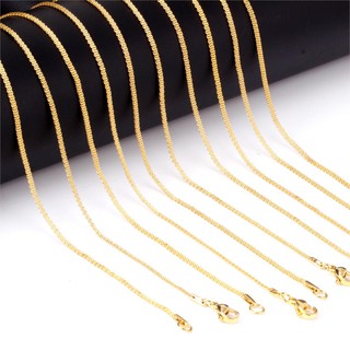 dây chuyền titan mạ vàng 18k như thật kiểu da rắn