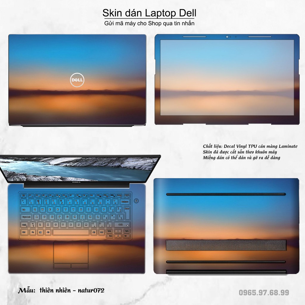 Skin dán Laptop Dell in hình thiên nhiên nhiều mẫu 3 (inbox mã máy cho Shop)