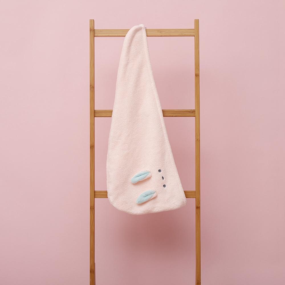 Khăn Tắm Trùm Đầu Bằng Sợi Microfiber Mềm Mại Hình Tam Giác Cho Nữ