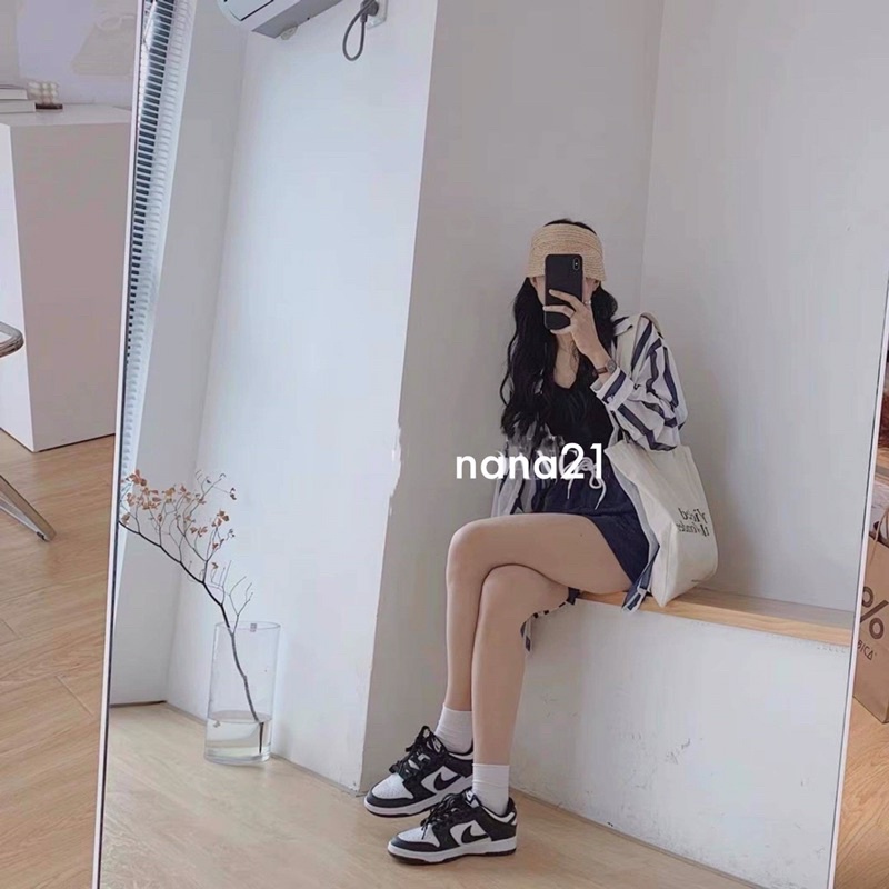 Sơ mi kẻ mỏng form rộng