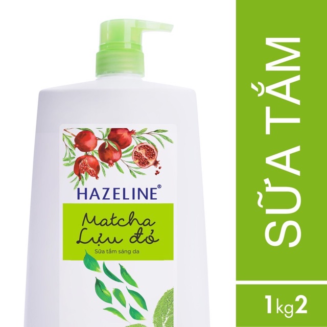 SỮA TẮM HAZELINE 1200ml kèm km chai sữa tắm nhỏ 300ml