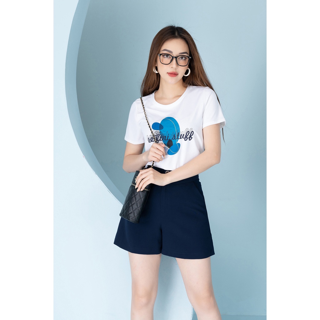 Áo thun nữ in hình Seifini Stuff chất liệu Cotton Compact form vừa LOZA PT302015