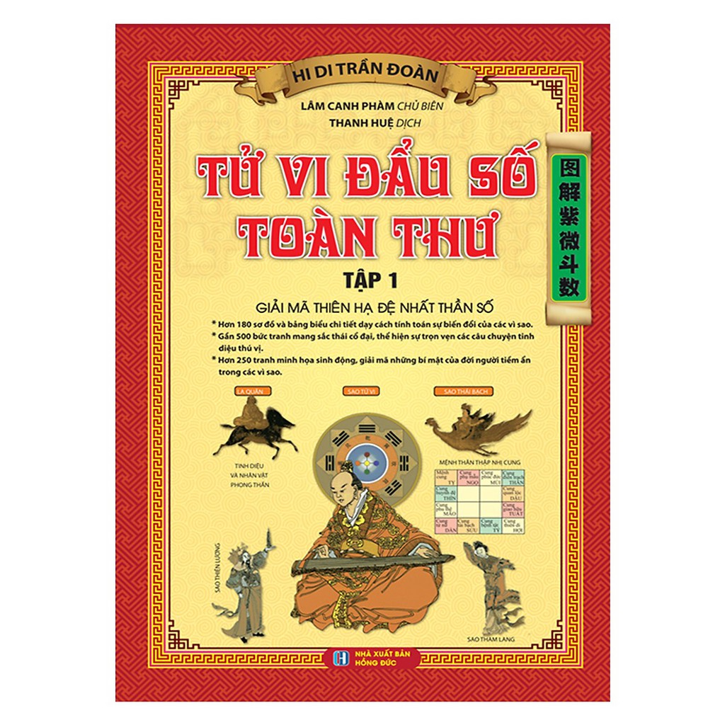 Sách - Tử Vi Đẩu Số Toàn Thư Tập 1 (Tái Bản)