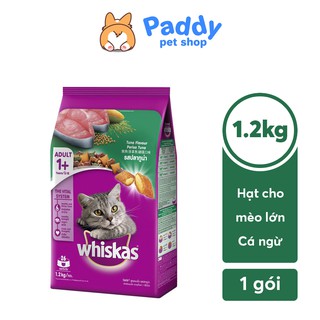 Hạt Whiskas Cho Mèo Trưởng Thành Vị Cá Ngừ 1.2kg